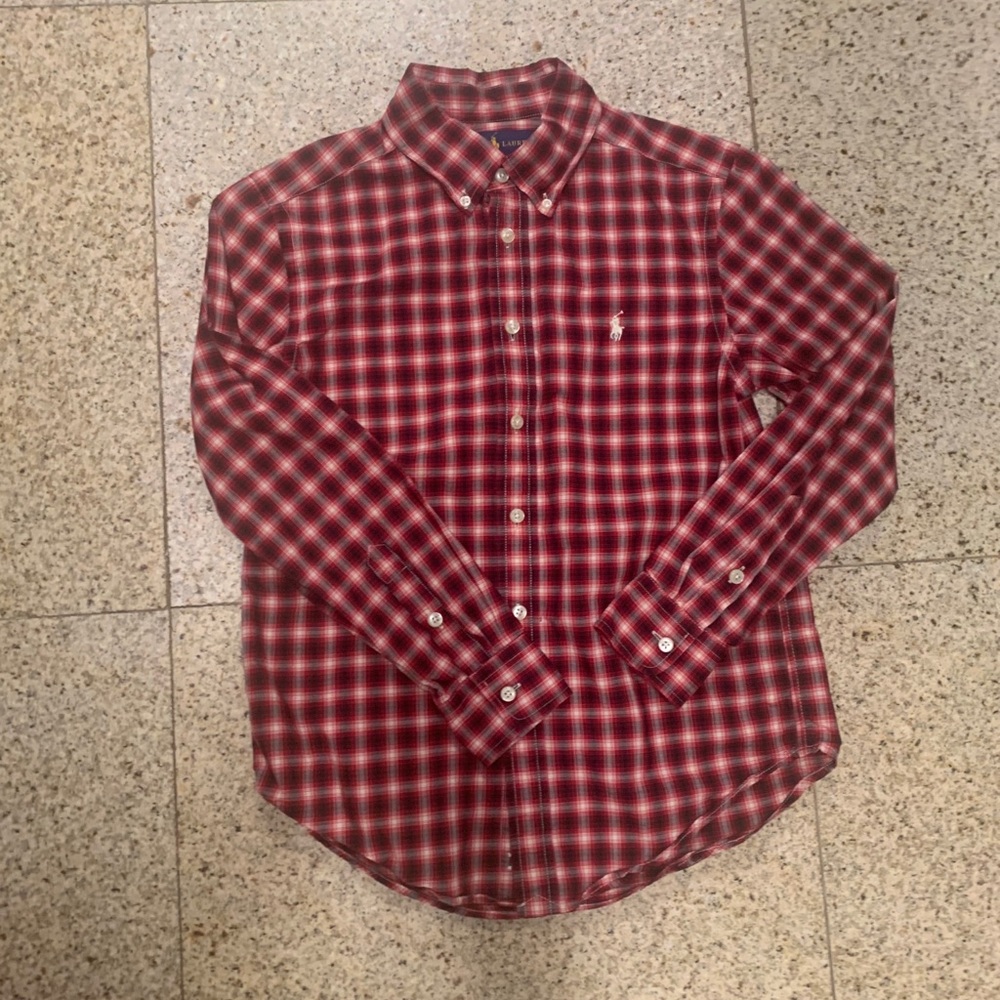 Polo boys plaid button down - Picture 1 of 3